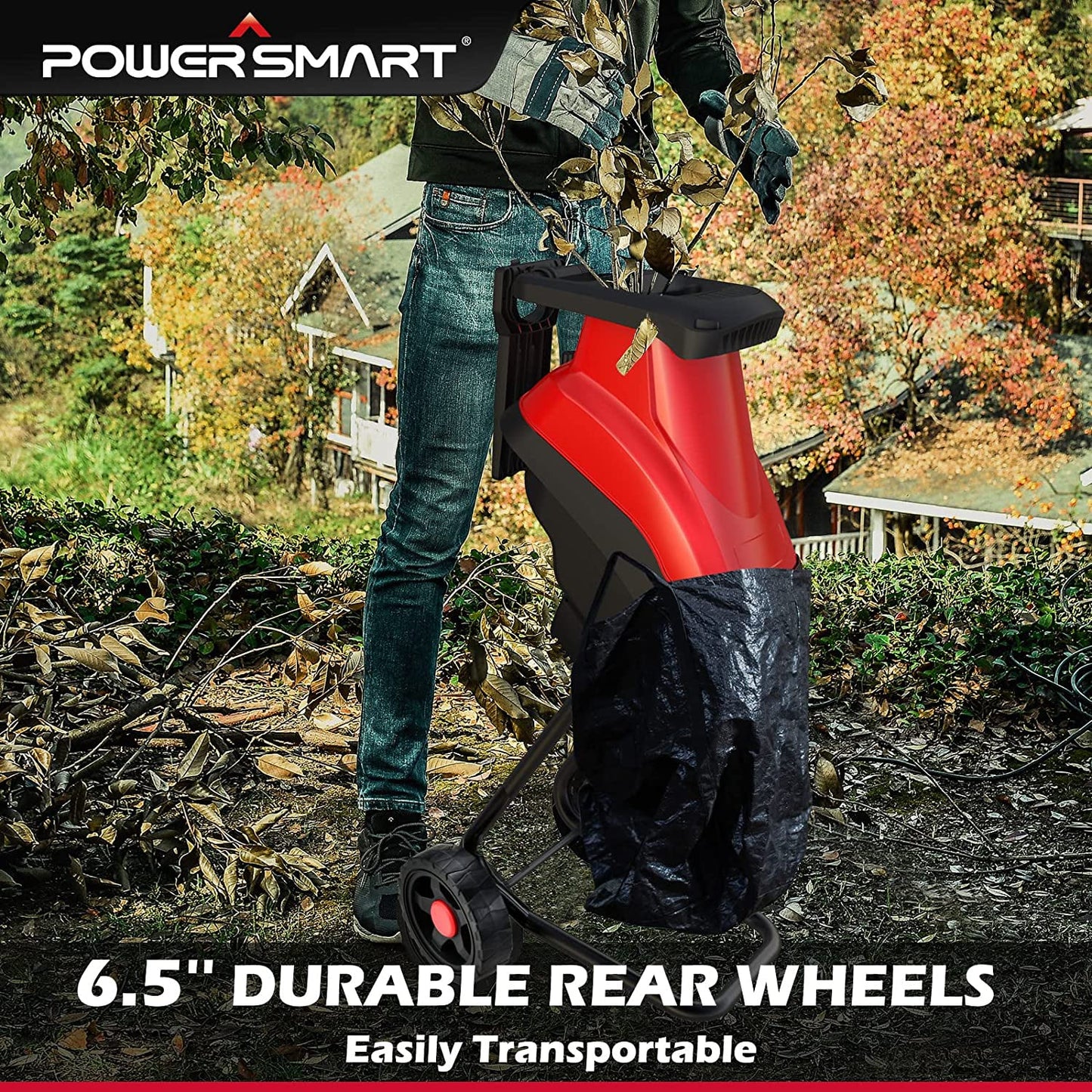 PowerSmart 15Amp Electric Wood Chipper PS10