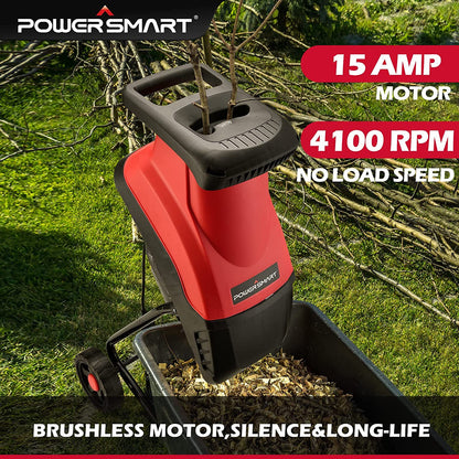 PowerSmart 15Amp Electric Wood Chipper PS10