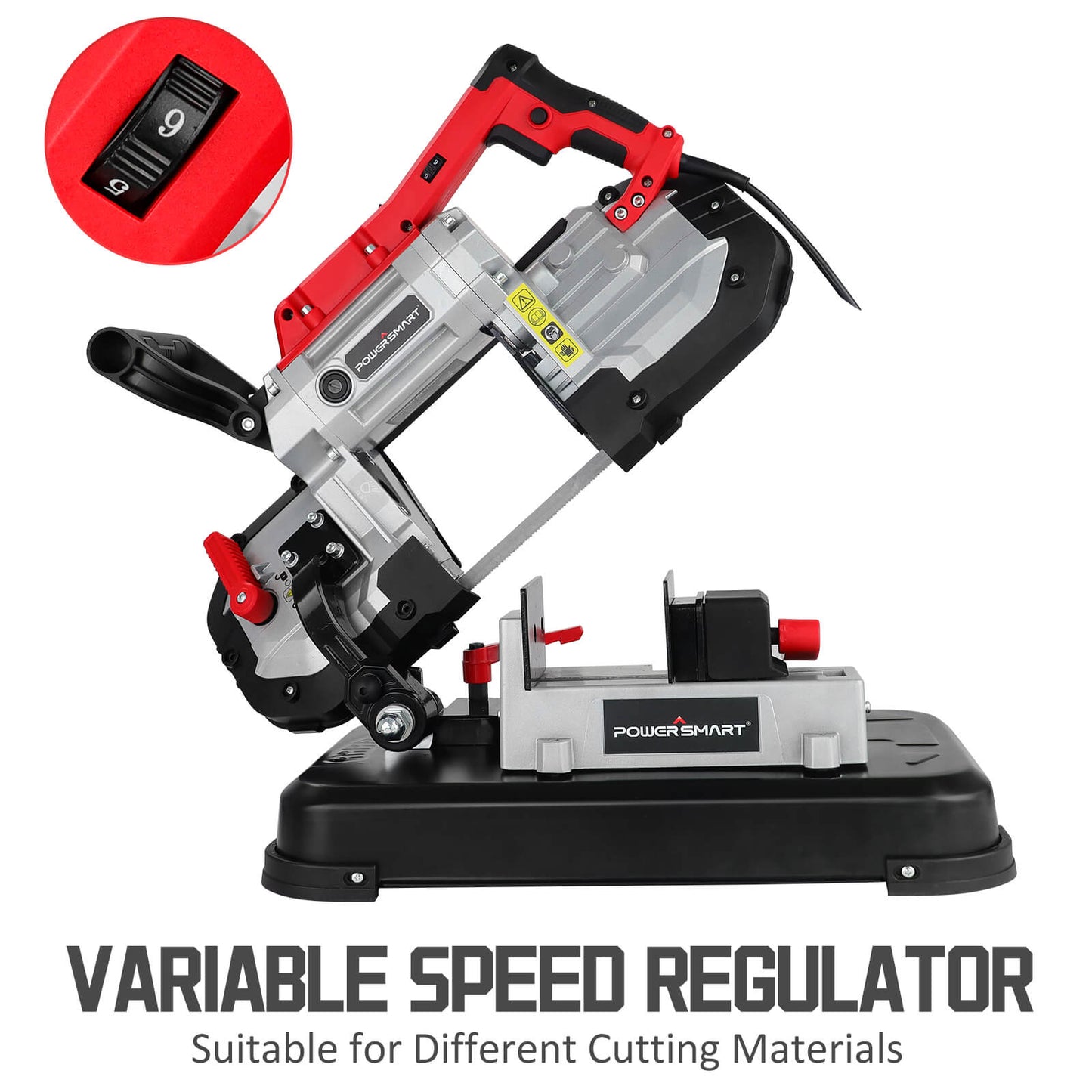 PowerSmart Portable Band Saw with Removable Base PS3051