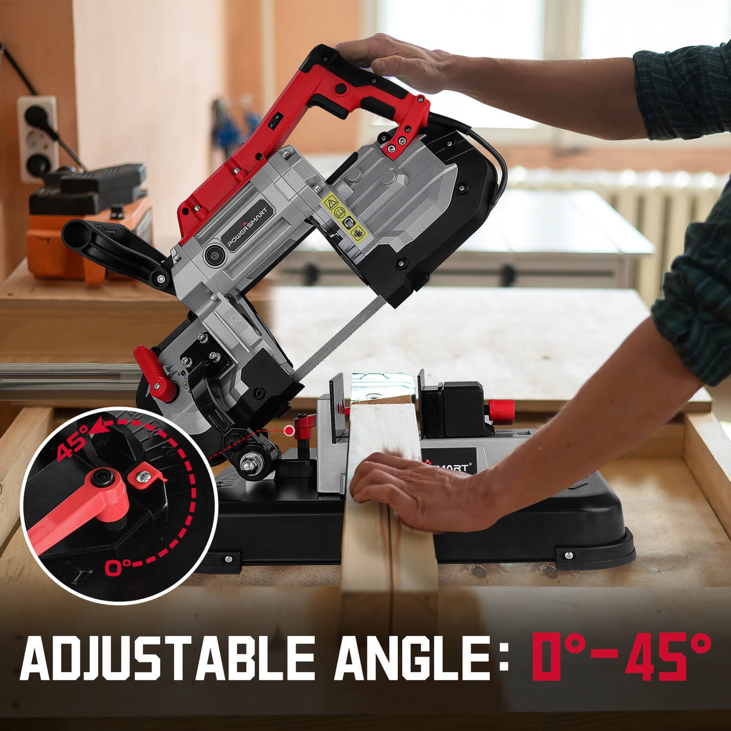 PowerSmart Portable Band Saw with Removable Base PS3051