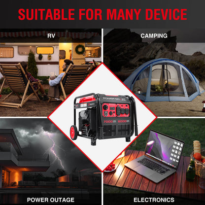 PowerSmart 7000W Inverter Generator w/ CO Alert PS5055C