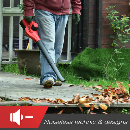 PowerSmart 20V 120CFM Cordless Leaf Blower w/ Two Batteries & Charger
