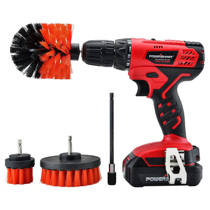 PowerSmart 20V Cordless Drill Driver w/ Brushes, Battery & Charger Included