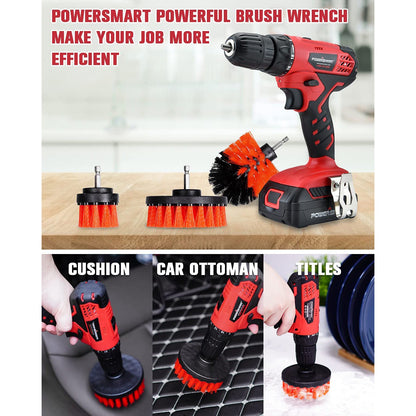 PowerSmart 20V Cordless Drill Driver w/ Brushes, Battery & Charger Included