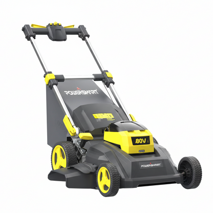 PowerSmart 80V 26" Brushless Cordless Self-Propelled Lawn Mower w/ Battery &