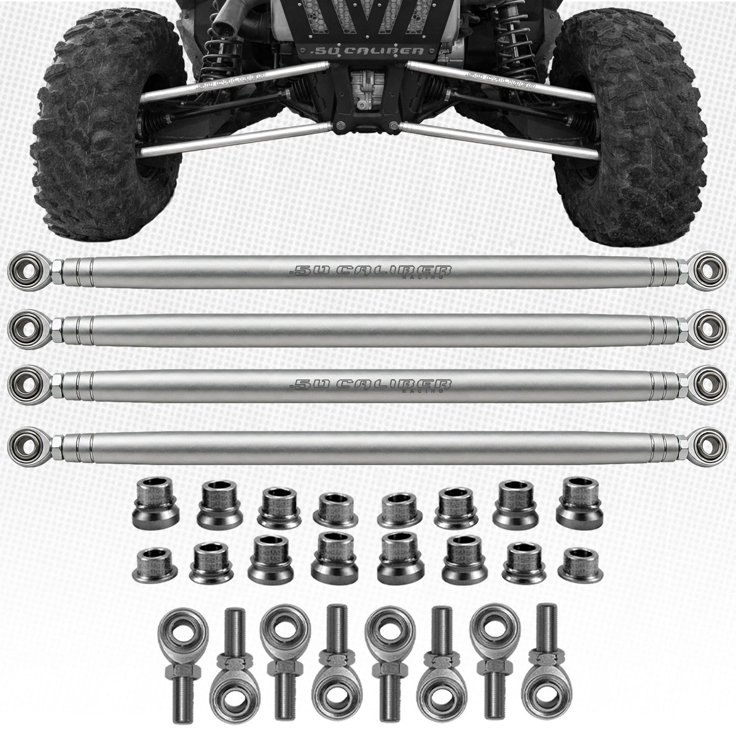 RZR Turbo S CNC Billet Radius Rods