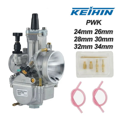 PWK Racing Carburetor 24-34mm for KOSO OKO 2T 4T Scooter ATV Dirt Bike + Jets