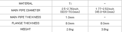Tomei Expreme Ti Full Titanium Y-Shape Mid Pipe Kit Infiniti fits Q50 Q60 400Z