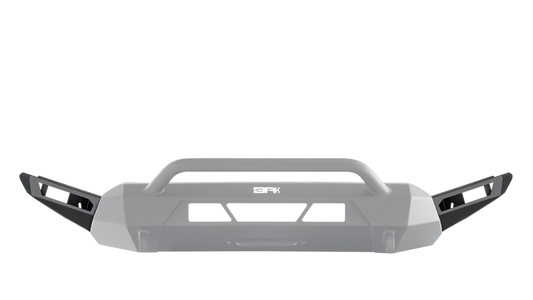 Body Armor 4x4 16-22 Toyota Tacoma HiLine Bumper High Clearance Side Wings (Black) TC-19339W
