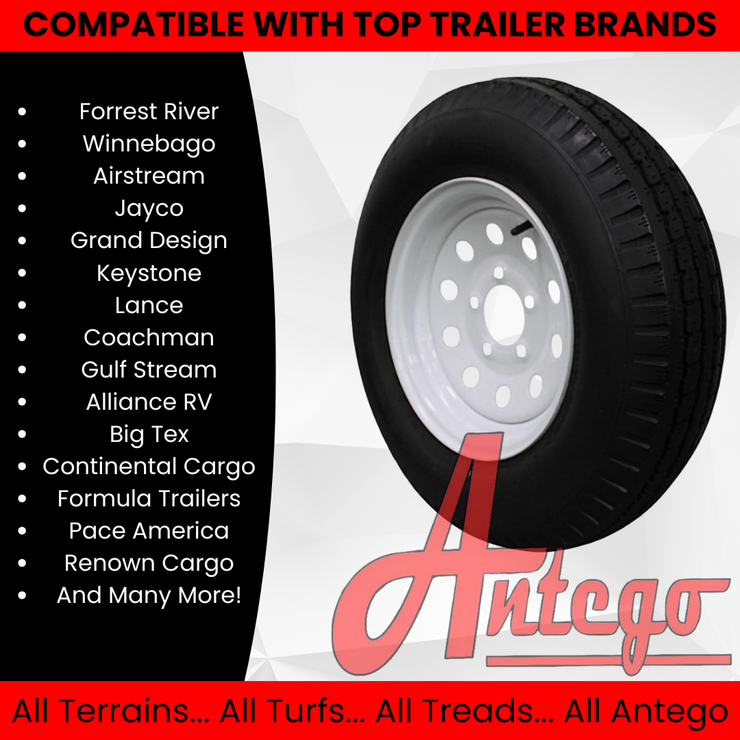 (Single Assembly) Antego Tire and Wheel Heavy-Duty 185/80D13 Highway Terrain – 8-Ply-Ply (2)