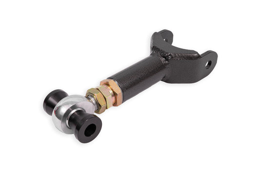 BMR Suspension BMR 11-14 Ford Mustang S197 Upper Control Arm DOM On-Car Adj. Rod End - Black Hammertone UCA753H