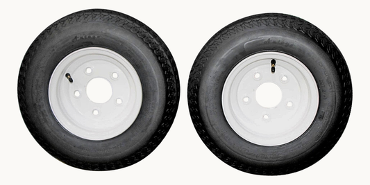 Antego Tire and Wheel (Set of 2) 4.80-8 Tire and Wheel Assemblies