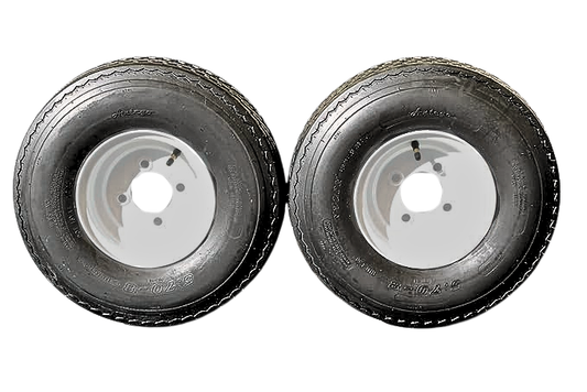 Antego Tire and Wheel (Set of 2) 5.70x8 Trailer Tire and Wheel Assemblies