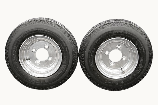 Antego Tire and Wheel (Set of 2) 4.80-8 Tire and Wheel Assemblies (2)