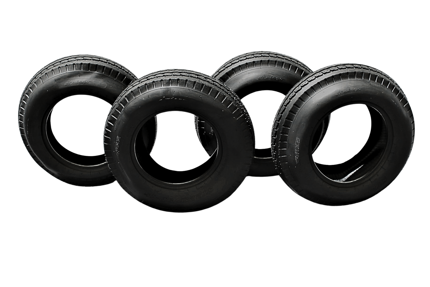 Antego ST225/75D15 Bias Trailer Tires, 8 Ply Load Range D by Antego Tire & Wheels (Set of (3)