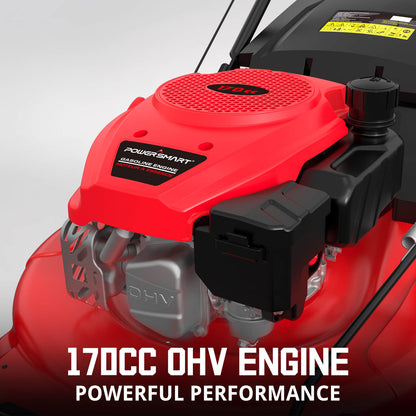 PowerSmart 22" 170cc Gas Self-Propelled 3-in-1 Lawn Mower V8622S