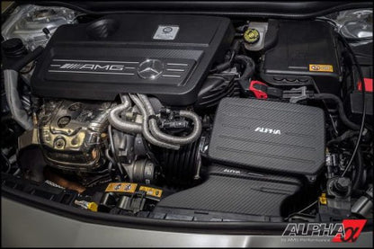 AMS Performance 14-18 Mercedes-Benz CLA 45 AMG 2.0T Alpha Cold Air intake w/Carbon Fiber