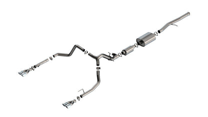 Borla 2024 Chevy Silverado 1500 6.2L V8 S-Type Catback Exhaust w/ Simulator - Chrome 140995