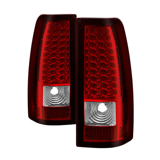 SPYDER Xtune Chevy Silverado 1500/2500/3500 99-02 LED Tail Lights Red Clear ALT-ON-CS99-LED-RC 5008831
