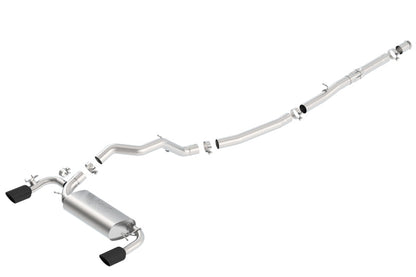 Borla 16-18 Ford Focus RS 2.3L MT AWD ATAK Catback Exhaust w/ Black Chrome Tip 140730BC