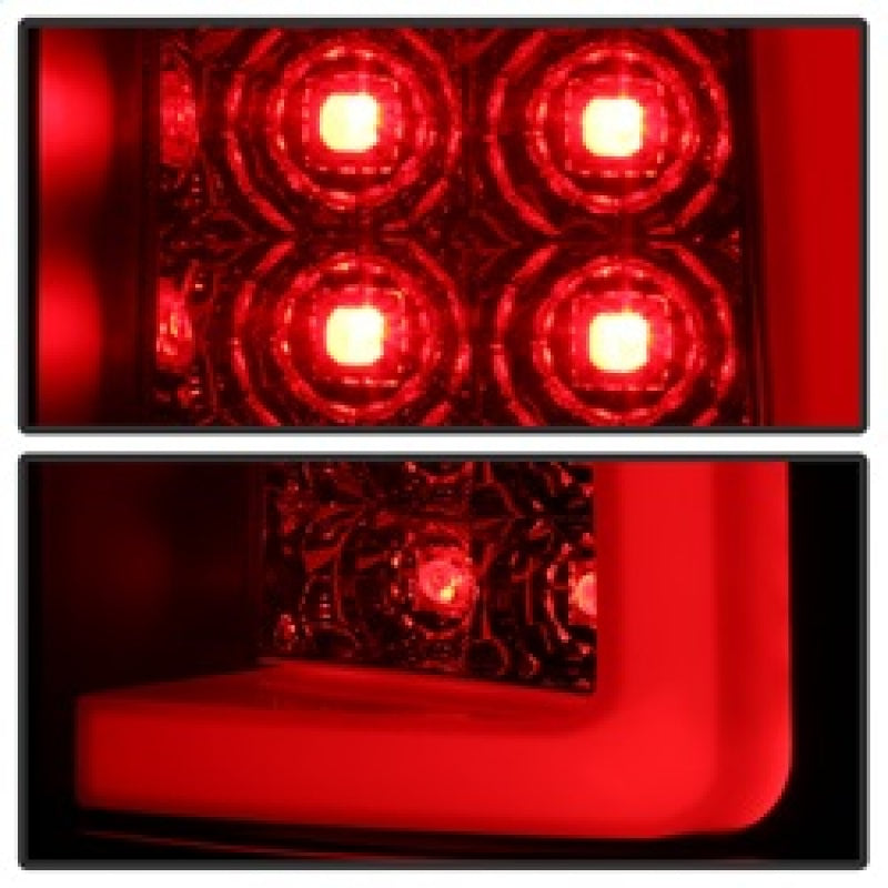Spyder 07-13 Silverado (Will Not Work w/2010 921 Bulb)V3 Tail Lights Blk Smk