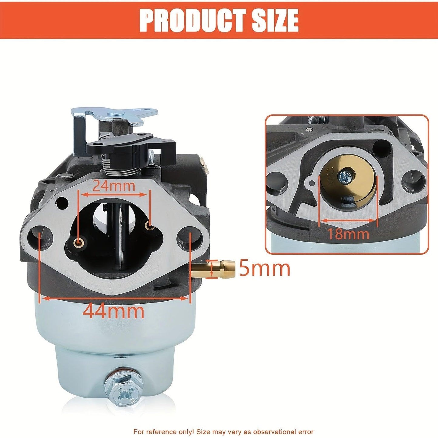 Carburetor Kit for Toro GCV160 160A HRB216 Lawn Mower — Replaces 16100-Z0L-023