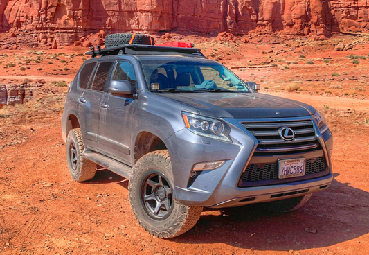 Cali Raised LED Cali Raised 10-22 Lexus GX 460 Low Profile Ditch Light Brackets Kit - Side Proj Led Pods/No Switch CR2810