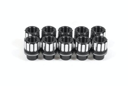 BMR Suspension BMR 10-24 Chevrolet Camaro 5th/6th Gen Lug Nut Kit 14mm x 1.50 RH Shank 12-pt Alum Set of 10 LNK024