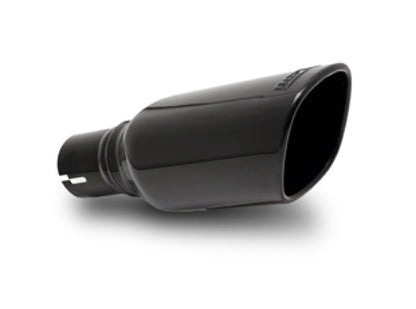 Borla 12-14 Jeep Wrangler JK 2/4Dr Rr Section ATAK Single Square Rlld Angle-Cut Black Chrome Exhaust 11860BC