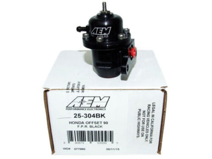 AEM Electronics Fuel Pressure Regulator Black Honda Acura — 0191P