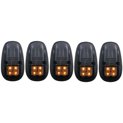 Anzo 1999-2002 Dodge Ram 3500 LED Cab Roof Light Kit Smoke 5pc
