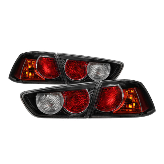 SPYDER xTune Mitsubishi Lancer 08-15 OE Style Tail Lights - Black ALT-JH-MLEVO08-OE-BK 9937323