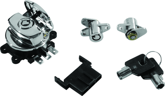 Bikers Choice Ign Switch Sddlbag Lock Kt Chr 483292