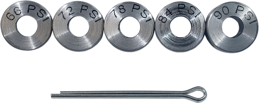 Boundary 89-05 Ford/Mazda BP (All Types) I4 Shim Kit (7/14/21/28/35 PSI) w/Retaining Pin BP-SH-K