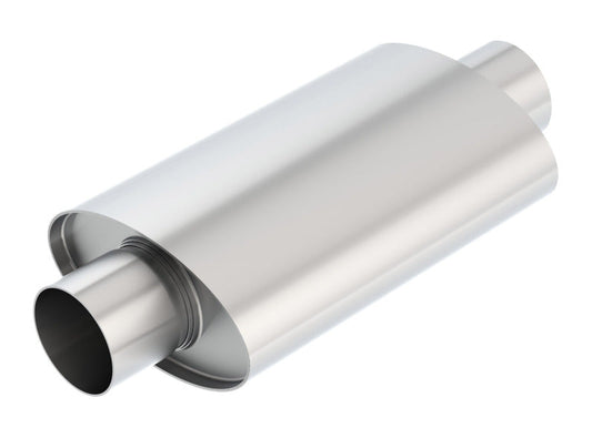 Borla XR-1 Multi-Core 3in Ctr-Ctr Oval 12in x 4.25in x 7.88in Rotary Engine Equipped Racing Muffler 400372