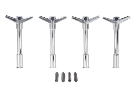 Ford Valve Cove Bolt Kit 4pk Chrome w/Ford Logo FRD302-325