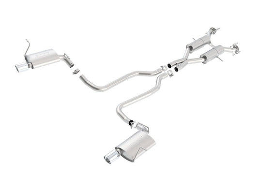 Borla 11-16 Jeep Grand Cherokee Limited/Laredo 5.7L 8cyl 4WD/RWD SS Catback Exhaust 140406