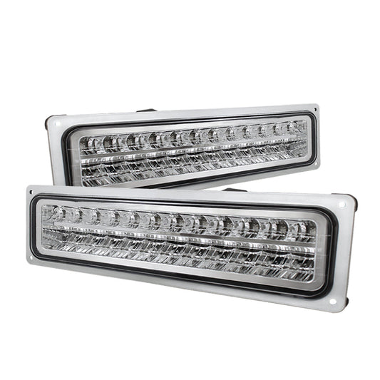 SPYDER Xtune Chevy C10 88-98 LED Bumper Lights Chrome CPL-CCK94-LED-C 5017352