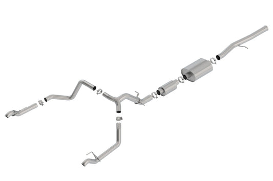 Borla 19 Chevrolet Silverado/GMC Sierra 1500 6.2L SS (S-Type) Catback Exhaust w/ Factory Tips 140773