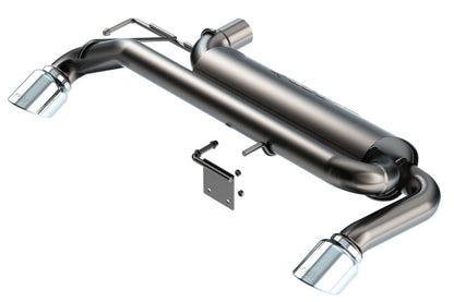 Borla 21-22 Ford Bronco 2.3L 4WD Touring Axle Back Exhaust w/ Bright Chrome Tips 11973