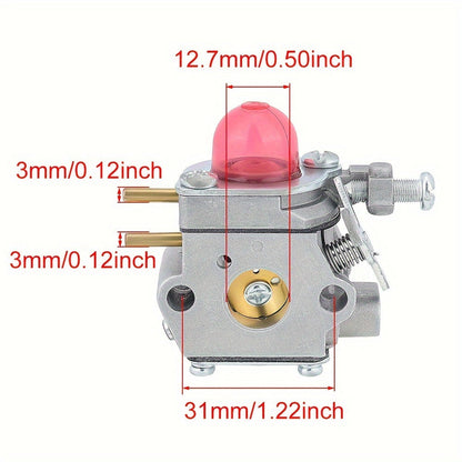 Carburetor for Weed Eater 25CC String Trimmer — Replaces 753-06190
