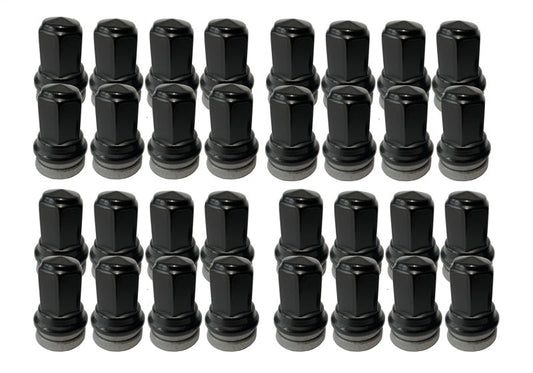 Ford Racing M14 x 1.5 Black Lug Nut - Set of 32 M-1012K-SB