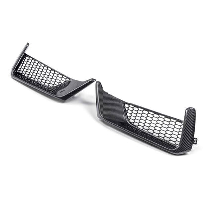Anderson Composites 2024 Ford Mustang Dark Horse Carbon Fiber Front Bumper Inserts AC-FBI24FDMUDH