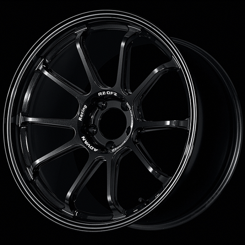 Advan RZ-DF2 19x9.5 / +29 Offset / 5x114.3 / 73mm Bore / Racing Titanium Black YAF9J29ETB