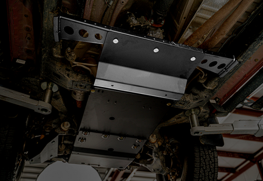 Cali Raised LED Cali Raised 16-23 Toyota Tacoma Transfer Case Skid Plate /No Manual Transmission/Steel/Powder Coated CR3667