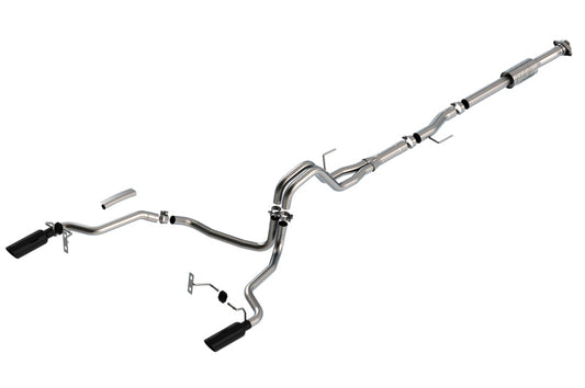 Borla F-150 2021 2.7L/3.5L 4dr CC SB EC STB Lari/King R/Plinum/LTD 3/2.25 SRE CB AK BLK
