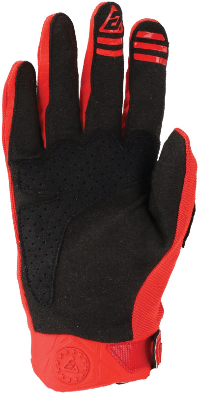 Answer 24 Peak Gloves Black/Red - XS 442776