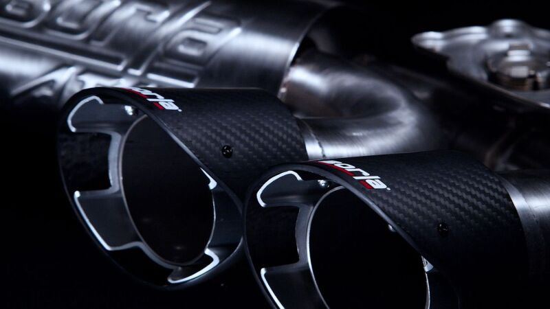 Borla 2020 Chevrolet Corvette C8 6.2L ATAK 3in Exhaust System Dual Round Angle Cut Carbon