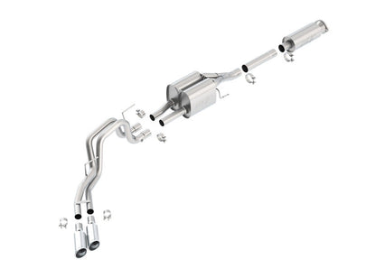Borla 10-12 Ford F-150 Raptor 6.2L V8 2/4WD AT Touring SS Catback Exhaust 140404