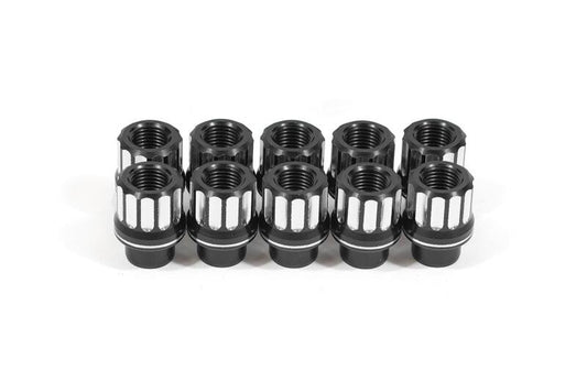 BMR Suspension BMR 07-14 Ford Shelby GT500 Lug Nut Kit 1/2-20 RH Shank 12-pt Aluminum Set of 10 LNK003